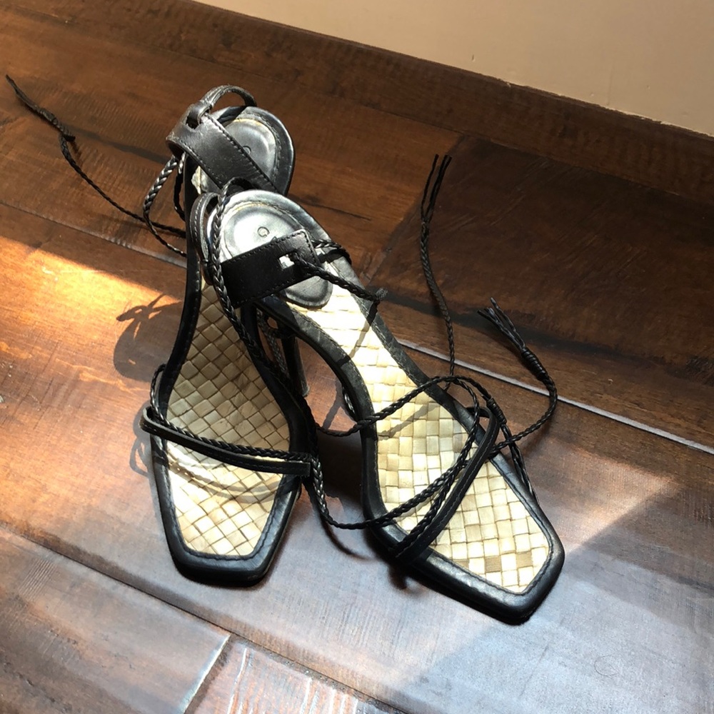 Gucci woven heels